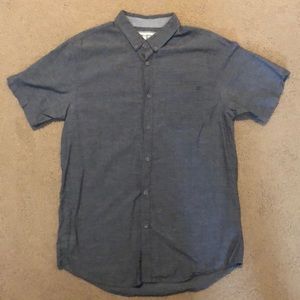 Men’s Large Gray Billabong Button-up T-Shirt